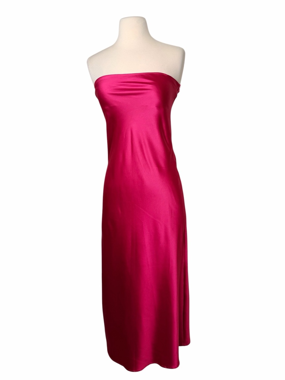 DRA Los Angeles NWT Adeline Fuschia Strapless Dress. - Picture 3 of 7